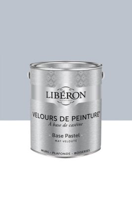 Peinture multisupport murs, plafonds et boiseries Velours de peinture gris conserverie Libéron 2,5L