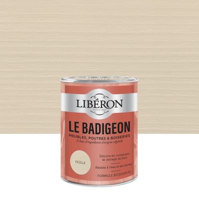Badigeon meubles, poutres et boiseries Libéron ficelle 250ml