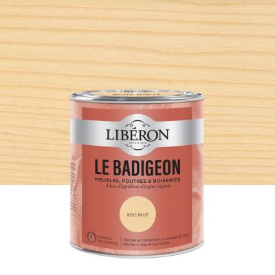 Badigeon meubles, poutres et boiseries Libéron bois brut 750ml