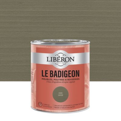 Badigeon meubles, poutres et boiseries Libéron kaki 750ml