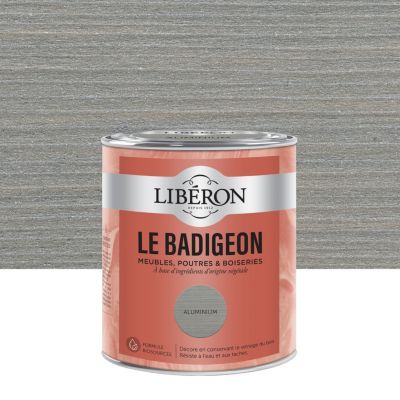 Badigeon meubles, poutres et boiseries Libéron aluminium 750ml