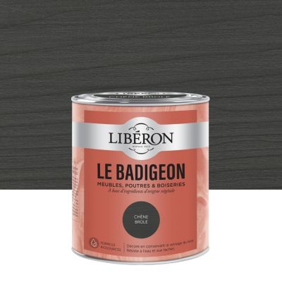 Badigeon meubles, poutres et boiseries Libéron noir 750ml