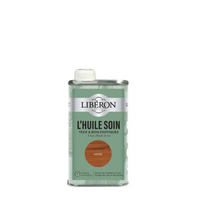 Huile de soin teck & bois exotiques Libéron ambré 250ml