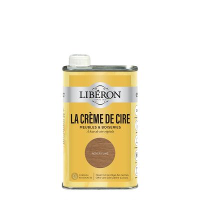 Crème de cire liquide meubles et boiseries Libéron noyer 500ml