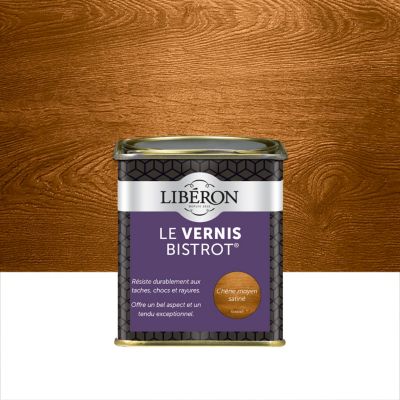 Vernis bistrot Libéron chêne moyen satiné 250ml