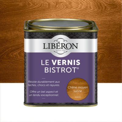 Vernis bistrot Libéron chêne moyen satiné 500ml
