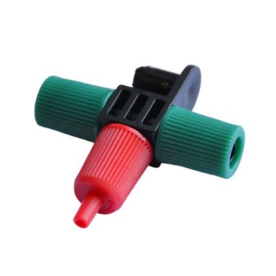 Goutteur en ligne réglable Ø6 mm + bouchon (5 pièces)