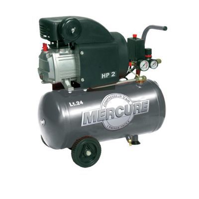 Compresseur Mecafer 24L 2HP Vert  gris