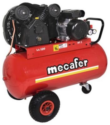 Compresseur lubrifié courroie Mecafer 100L 3HP