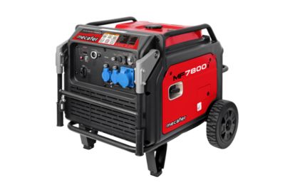 Groupe électrogène 6800 W - carburant SP95 et SP98 - autonomie 6 h - L.87 x l.72 6 x H.68 5 cm - Mecafer MF7800i