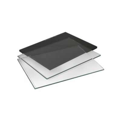 2 verres transparents pour masque soudure + 1 verre teinté DIN 11 Mecafer