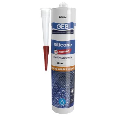 GEB Mastic silicone 60mn chrono Cartouche 280 ml - vue 3
