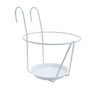Porte pot balcon Crochet Soucoupe diamètre 25 cm Louis Moulin