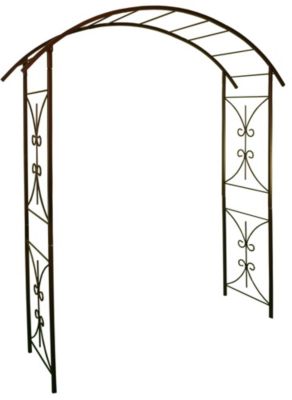 Louis Moulin Arche tube CAR20 pont fer vieilli 180x50x220 cm Acier époxy