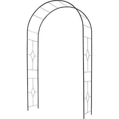 Arche de Jardin LOUIS MOULIN Vitrail Tube Rond 16 mm 130x50x250 cm