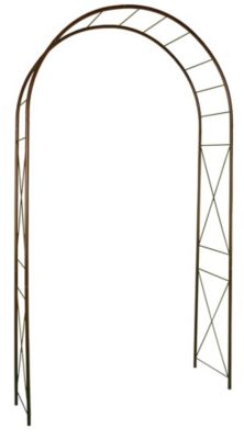 Arche de jardin Louis Moulin 3186 Métal Fer Vieilli 130 x 250 cm Montage facile