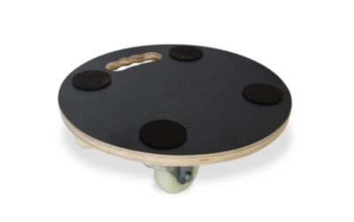 Louis Moulin Roule plantes bois Charges lourdes rond 38 cm