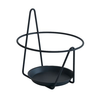 Porte pot mural avec soucoupe 20 22cm Essentis Louis Moulin