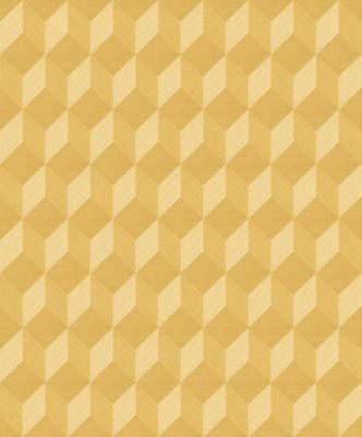 Papier peint vinyle sur intissé géotissage 53 cm x 10m jaune