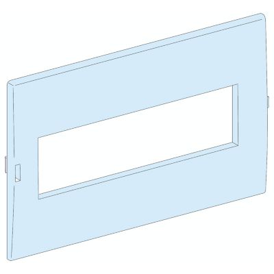 Kaedra accessoire coffret plastron pour appareillage modulaire 18 modules
