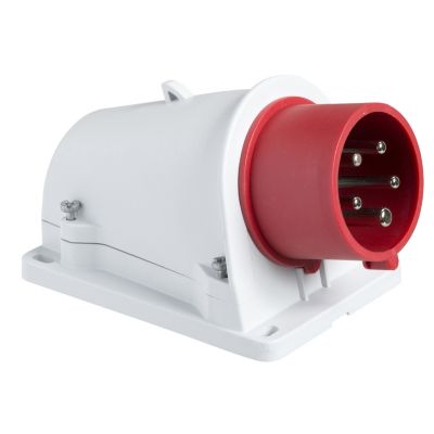Socle connecteur PK saille inclinée connexion vis IP44 3P+N+T 380 415 V