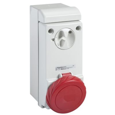 Pkb63p534 Schneider Pratika Socle De Prise à Vis Saillie 3p+t 380 Ip67