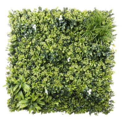 Dalle artificielle imitation végétaux BELLE DE JOUR L. 1m x l. 1m