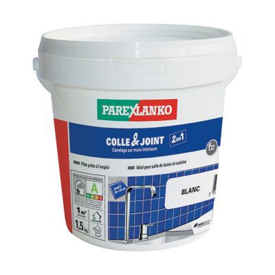 Colle & joint pâte blanc Parexlanko 1,5 kg