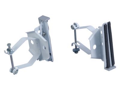 Paire de supports réglables pour tablette radiateur largeur 10 à 14,5 cm.