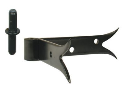 Gond d'angle queue de carpe acier zingué jaune Afbat Ø14 mm