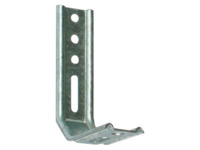 Équerre de fixation nervurée 3 pans 70 x 160 mm Afbat