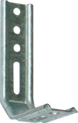AFBAT Equerre de fixation acier prépeint, H.100 x L.70 x P.30 mm