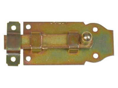 Verrou plat à bouton longueur 100 mm