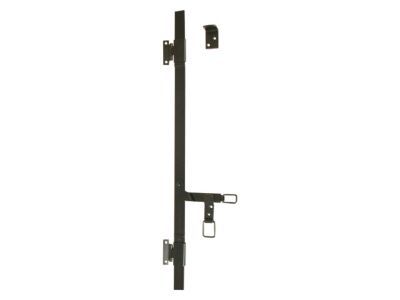 Espagnolette plate complète Afbat acier noir h.1500 mm