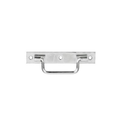 Poignée bouts carrés l140mm zingué - vue 2