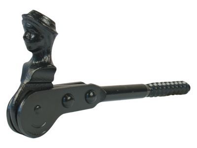 Arrêt tête de bergère à tirefond + butée Afbat acier l.120 mm