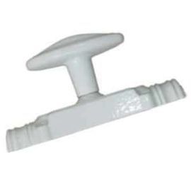 Boîtier crémone blanc en fonte