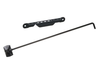 Crochet de contrevent + crémaillère à poignée Afbat aluminium compoSite l.500 mm