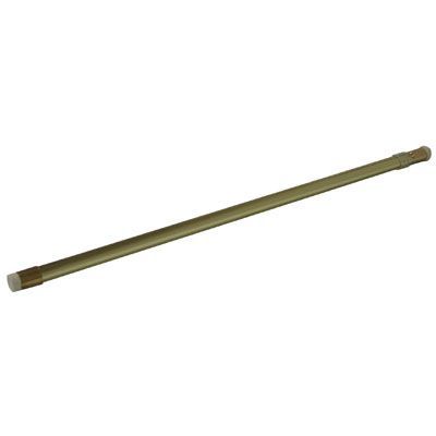 Barre de vitrage sans perçage Illico laitonné Ø9 mm x L.30/45 cm