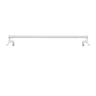 Barre de vitrage sans perçage PRESTO Basic blanc Ø9 mm x L.30/45 cm