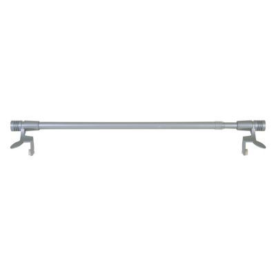 Barre de vitrage sans perçage Moderne chromé mat Ø10 mm x L.60/90 cm