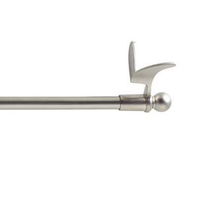 Barre de vitrage PRESTO Classic chromé satin Ø12 mm x L.90/130 cm