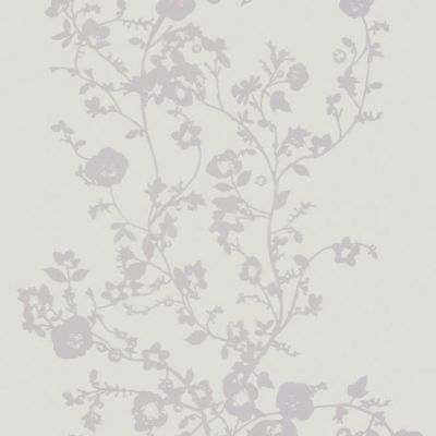 Papier peint expansé sur intissé LUTECE Naf Naf branche fleurie mauve