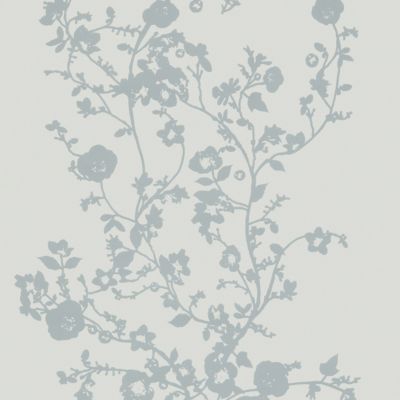 Papier peint expansé sur intissé LUTECE Naf Naf branche fleurie gris