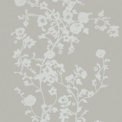 Papier peint expansé sur intissé LUTECE Naf Naf branche fleurie taupe