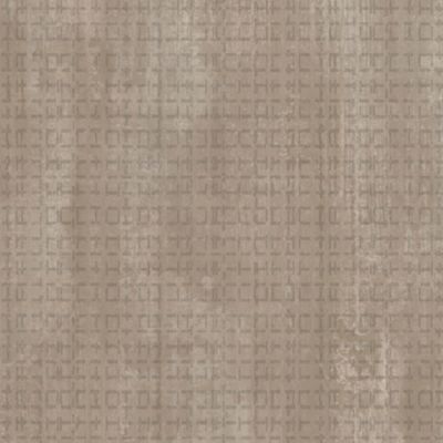 Papier peint vinyle intissé Reality Iv Lutece mat et satiné cannage taupe, marron l.1005 x l.53 cm