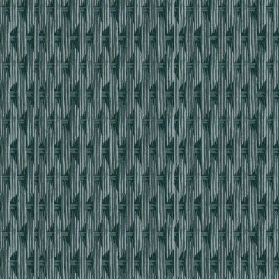 Papier peint vinyle intissé Villa Rosalie Lutece mat et satiné trompe l'œil paille bleu paon, bleu l