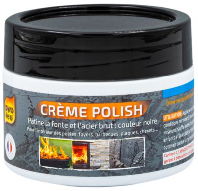 Crème polish noire Pyrofeu en pot de 200 ml - Pyrofeu