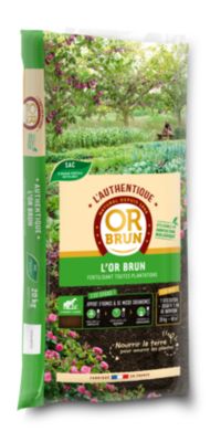 Authentique fertilisant 20kg Or Brun