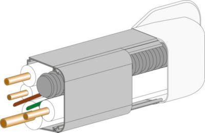 AUTOGYRE Armorce pour goulotte 80 x 60 mm sp&eacute;cial climatiseur fixe 